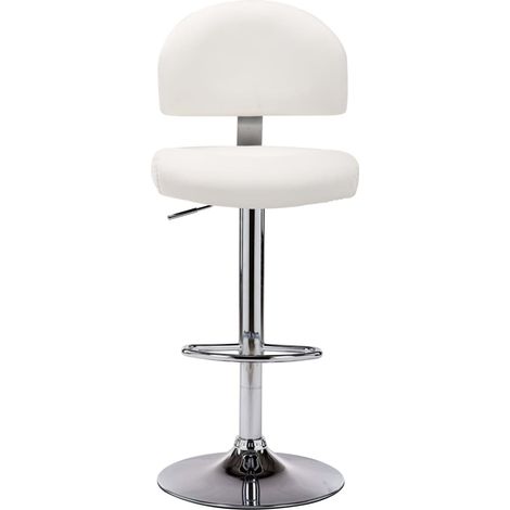 Maison Exclusive - Barhocker Weiß Kunstleder