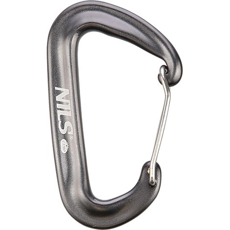 Grauer Karabiner 12 KN - Leicht, langlebig