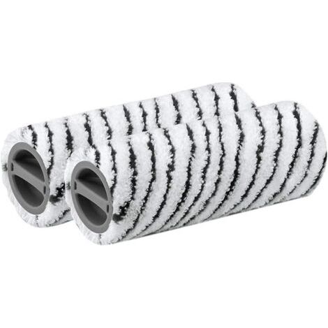 BUNTHAUS Kärcher Set de rouleaux en pierre pour tous Kärcher FC et EWM 2 (lavable, non pelucheux, lavable en machine à 60 °C, pour sols durs résistants, pierre, céramique)