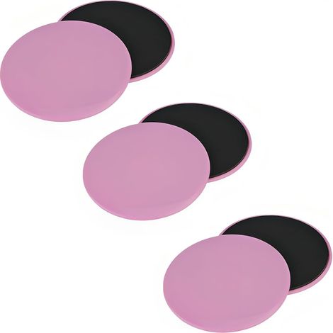 6pcs Disque de Fitness Abdominaux Core Disque Glisseur, Disques de Remise en Forme pour Yoga, Pilates, Crossfit, Gym, Entraînement Abdominal à Domicile (1/5)