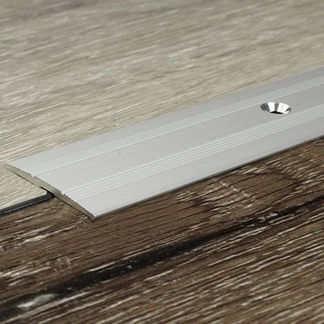 PROVISTON Übergangsprofil Alu Übergangsschiene 27 x 1000 mm Silber (1/2)