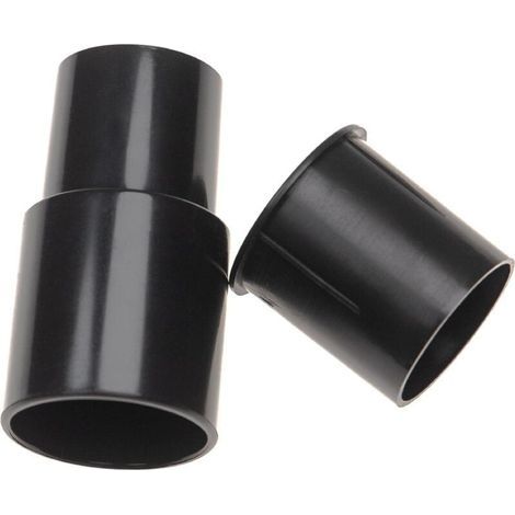 Lot de 4 raccords d'aspirateur pour buse et tube, connexion 32/35 mm, noir en plastique, accessoires de rechange, nettoyage polyvalent, installation facile (1/4)