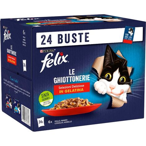 Purina Felix le Ghiottonerie 24x85 gr