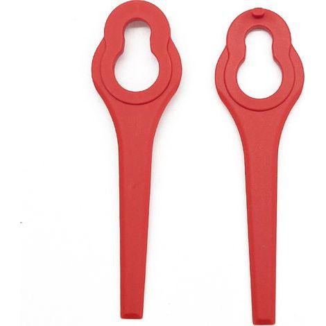Lot de 50 Lames compatible pour Ferrex Aldi Far 20-i Coupe Bordure, lames de rechange pour Coupe Bordure sans fil Ferrex (1/5)