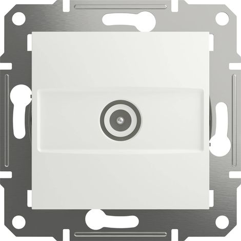 SCHNEIDER ELECTRIC PRISE DE PASSAGE TV ASFORA BLANC (RAL 9003) EPH3270321D (1/5)