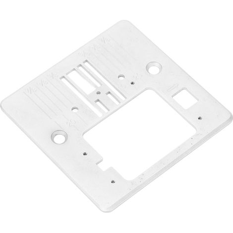 Plaque à aiguille pour machine à coudre Singer 4411 4423 4432 4452 44S 6360, en acier Q235, 7,8 x 7,7 cm, pour point droit (1/5)
