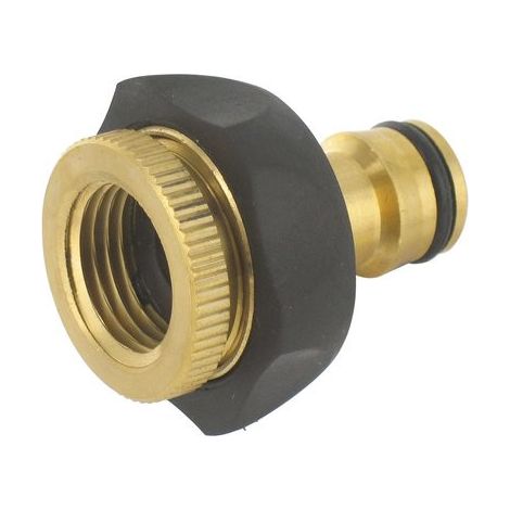 Nez de robinet avec adaptateur - Rubbery - Capvert - Filetage 15 x 21 - 20 x 27 mm - Brochable (1/2)
