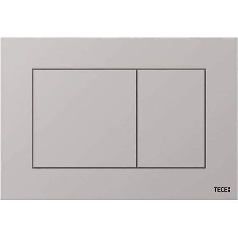 Placca cromo lucida sottile doppio scarico 9240401 tece