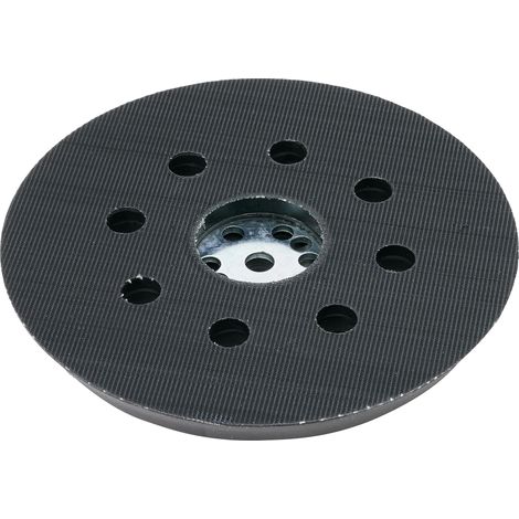 Accessories Plateau de Ponçage Mi-Dur (pour Peinture, Mastic, 8 Trous, Ø 125 mm, Accessoires Ponceuses Excentriques) 2608601062 Gris [Classe énergétique A+] (1/4)