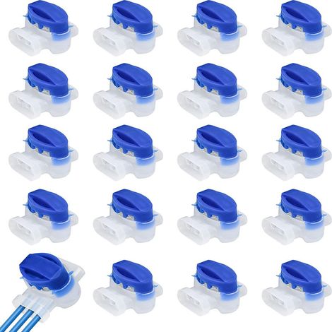 Connecteurs de Câble Remplis de Gel Résine , Lot de 20 Connecteur Robot Tondeuse pour Robot Tondeuses Automower Original Tondeuse à Gazon Jardin Extérieur Étanche (1/5)