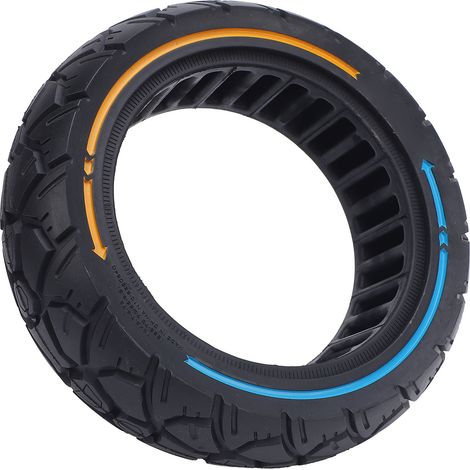 Pneu plein 10x2,7-2,75 pour trottinette électrique, 10 pouces, en caoutchouc antidérapant et increvable, pour remplacement (1/5)