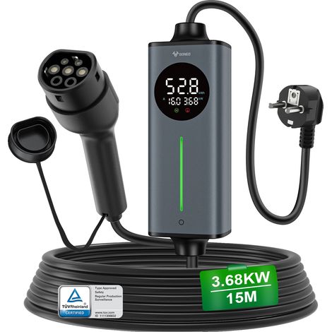 EV-Ladegerät, intelligente Temperaturregelung, mehrere Schutzfunktionen, 3.6KW 15M (1/2)