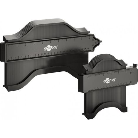 Goobay Modèle 61668 Jeu de deux pinces plastique durables