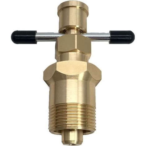 Extracteur d'olive de 15 mm et 22 mm, outil de retrait de raccords de tuyaux en cuivre et laiton massif (1/4)