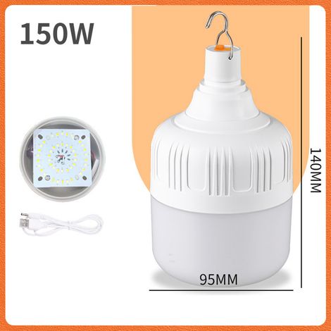 Lumières de Nuit Rechargeables pour Marché et Étals - Lampes Extérieures d'Urgence à la Maison avec Charge USB-KZQ (1/4)