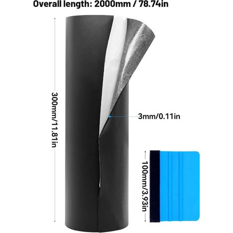 Foam Rubber, Self Adhesive Neoprene Board 300mm x 3mm x 2m Cellular Insulation Mat Non Slip Sound (1/3)