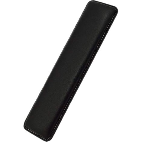 Repose-poignet pour Clavier en Pu Noir, Support Ergonomique Saisie à Maison, Aide à Maintenir le Poignet en Position Neutre, Réduit le Glissement du Clavier (1/5)