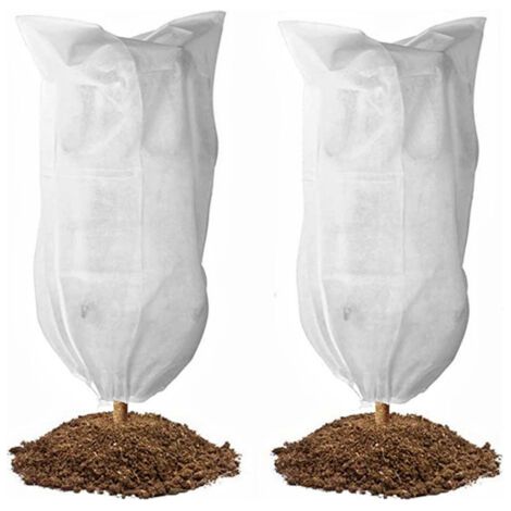 2er-Set Frostschutzhüllen, 1,2 Meter Länge, 1,8 Meter Höhe, für alle Arten von Pflanzen und Sträuchern. Der Stoff ist weich und widerstandsfähig. (1/4)