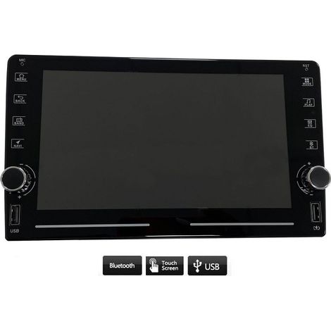 TRADE SHOP - Autoradio Con Monitor 8" Bluetooth Touch Screen Usb Frontalino Radio Multimedia - (1/5)