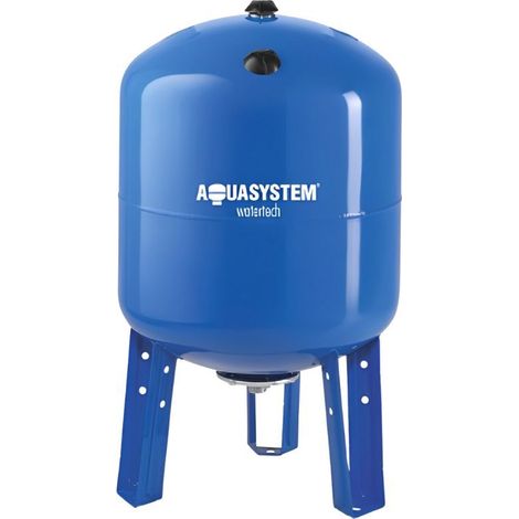 Aquasystem – Réservoir à vessie vertical 100L – 10 bars – Pour eaux agressives et calcaires – Faible encombrement – Automatisation de pompe
