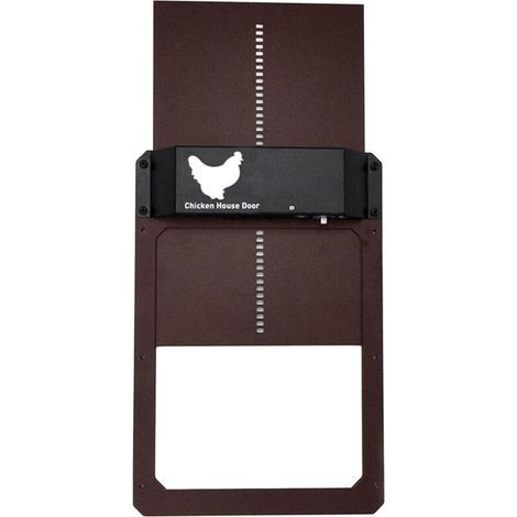 Automatischer Hühnerstalltüröffner mit Lichtsensor. Tierbedarf. Geflügelzubehör für den Garten. (1/5)