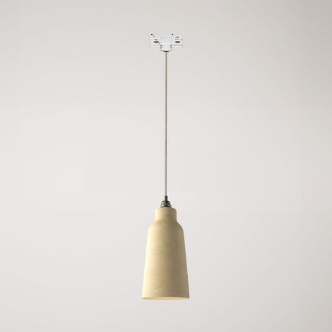 Creative Cables - Candeeiro suspenso com abajur de garrafa e adaptador de calha - lâmpada não incluída