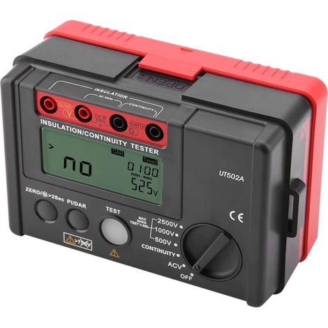 UT502A Insulation Resistance Tester, UT502A Earth Tester, DCV ACV Megohmmeter Tester, Megohmmeter, Voltage Multimeter (1/5)