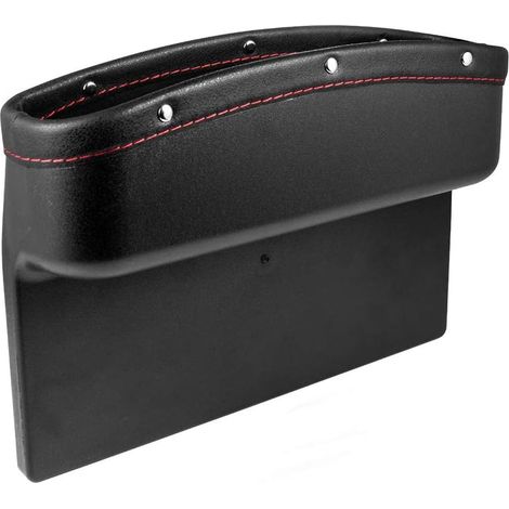 Boîte Rangement Siège D'auto,Boîte Rangement Siège écart Voiture,Auto Seat Gap Organisateur,Boîte Rangement pour Sièges,pour Téléphones Mobiles Clés Cartes Portefeuilles Lunettes (Noir) GROOFOO