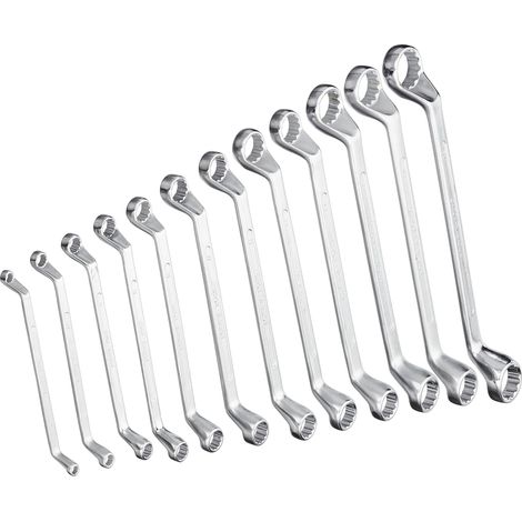 Mannesmann - M 140-12 – Set chiavi ad anello, 12 pz., 6-32 mm, CV (1/2)