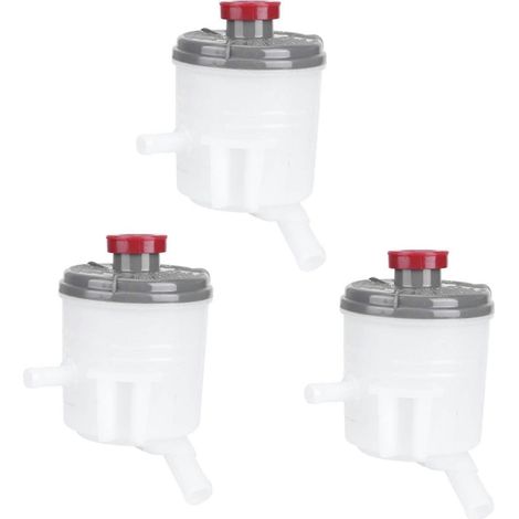 Lot de 3 53701-S5D-A02 puissance Steering pompe huile réservoir Fluid Reservoir huile réservoir Bouteille compatible avec Honda CIVIC ES1 ES5 ES8 (1/5)