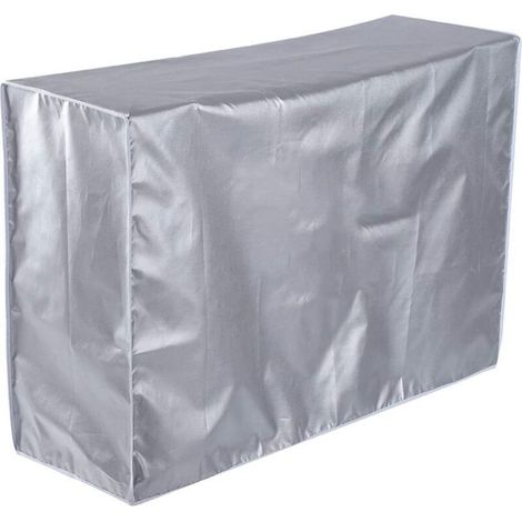 SABIR Couvercle de Climatiseur étanche, Couvercle de Protection pour Climatiseur, Couverture de Climatiseur Extérieur, Couverture de Climatiseur, Couverture de Climatiseur Extérieur (L) (1/4)