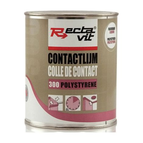 Colle de contact pour polystyrène - Contenance : 750 mL - RECTAVIT (1/2)