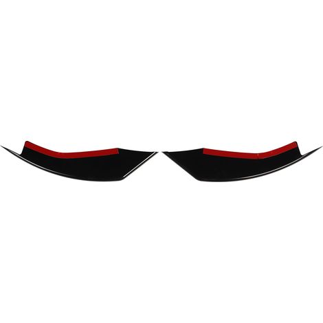 1 paire de couvercle de phare antibrouillard avant, garniture noire gauche droite, remplacement Durable résistant aux chocs pour Ford Mustang 2018 à 2021 (1/5)