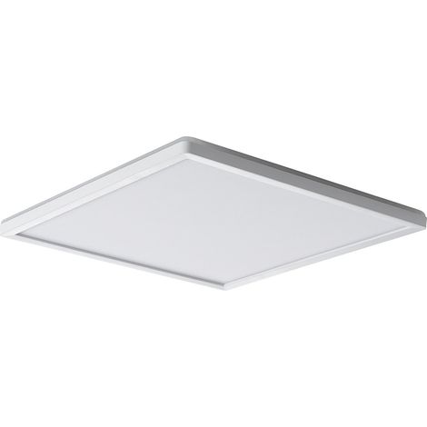 Plafonnier LED AZPO 420x420mm, 22W, 3000/4000/6000K, IP54, blanc (1/4)