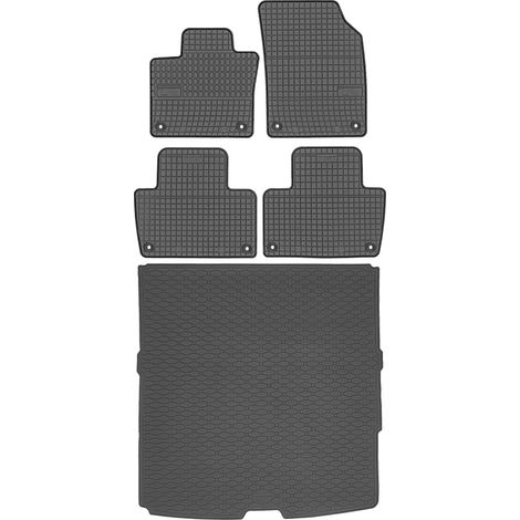 Volvo XC90 II SUV desde mayo de 2015. Juego de alfombrillas de goma para coche + alfombrilla para maletero. (1/5)