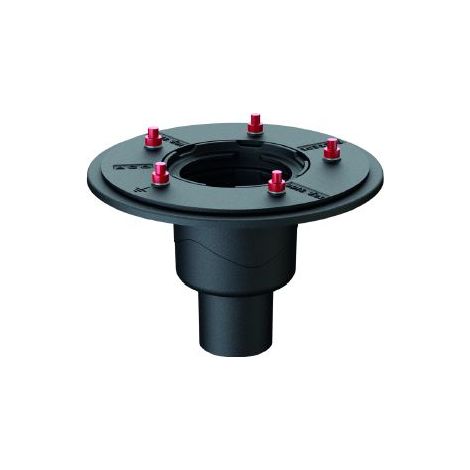 ACO Dachablauf Passavant Spin DN70/90Grad Guss Pressflansch, 7033.10.12