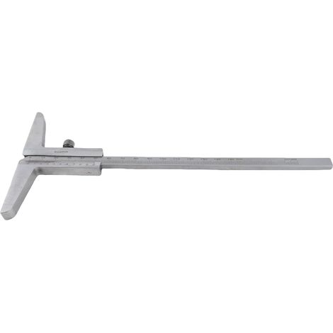 Jauge de profondeur Vernier, outil mesure en acier au carbone (1/5)