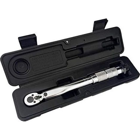 1/4 Zoll Multifunktions-Drehmomentschlüssel, 5–25 Nm, verstellbarer Handschlüssel, Ratschen-Reparaturwerkzeuge, Drehmomentschlüssel für Handwerkzeug-Reparatur (1/4 Zoll) (1/5)