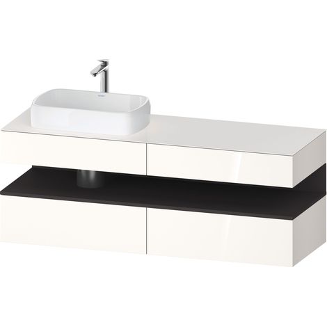 Duravit Collection One Meuble sous-vasque sur console, 2 tiroirs,
