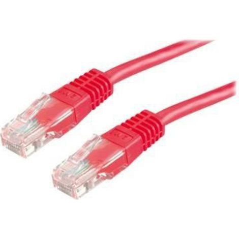 Câble réseau UTP CAT6 Rouge 1.5m - - Connecteurs RJ45 de qualité
