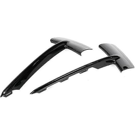 schwarze Zierleisten für den unteren Kühlergrill der Frontstoßstange für BMW F15 X5 2014-2018 51117325395 51117325396 Autozubehör