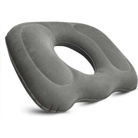 45x39cm Coussin de siège Gonflable pour hémorroïdes d’Assise Orthopédique avec ​Pompe, XU, Orthopédique, Soulage héamorroïdes, Piles, Coccyx ou douleurs postnatales KZQ - KZQ