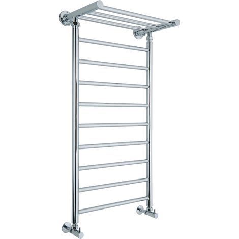 Hudson Reed – Sèche-serviettes chromé 99,4cm x 53,2cm x 7,8cm – 324 Watts – Acier 1,1mm – Finition haut de gamme – Entraxe 45,8cm (1/5)
