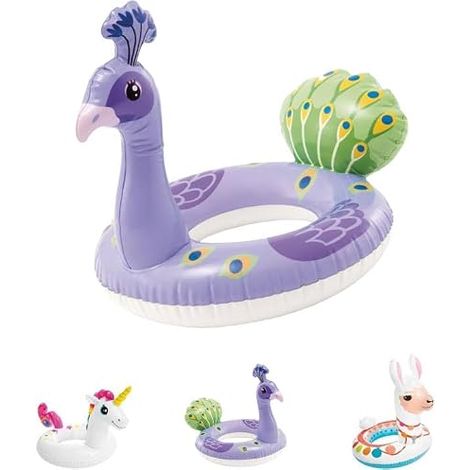 Swimming Ring for Kids 3-6 Years Old Peacock Inflatable Swimming Ring Inflatable Toys for Pool Party Beach Party Accessories (1/3)