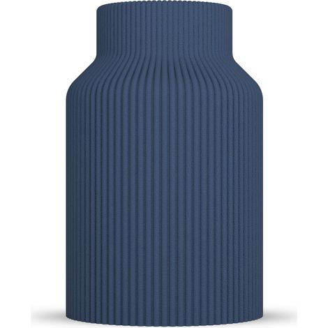 Vase Rabella - Vase décoratif moderne pour herbe de la pampa et fleurs séchées - Style scandinave pour salon - Objet design 3D en plastique (PLA) - Léger et incassable (1/5)