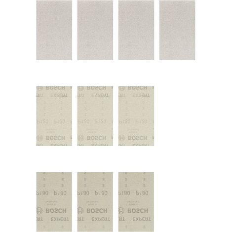 Abrasivi reticolati BOSCH Expert M480 - 80 X 133 mm - Scatola da 10 pezzi - 2608901205 (1/4)