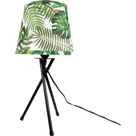 Lámpara De Mesa Trípode "Madison" E27 - Verde