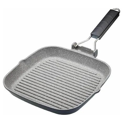 MasterClass Induction Aluminium 24cm Grill Pan Marble Coating (1/3)