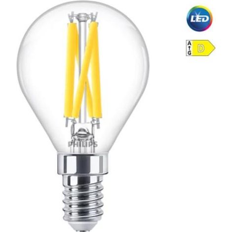 Philips MASTER Lámpara LED de vidrio, 5.9W, E14, regulable, 44961900