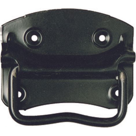 MANIGLIA AMERICANA BAULI 90X65 MM FERRO NERO Q.TA 12